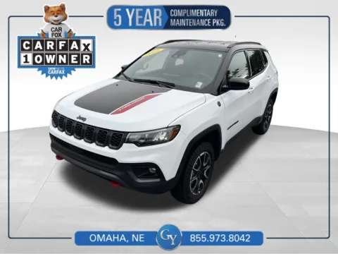 White 2025 Jeep Compass Trailhawk for sale in Omaha, NE