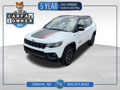 White 2025 Jeep Compass Trailhawk for sale in Omaha, NE