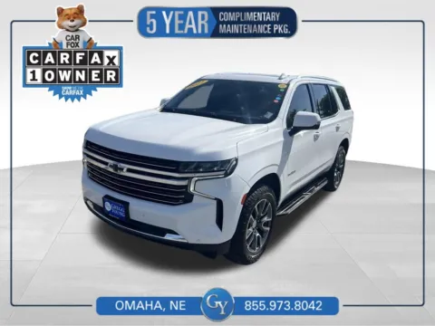 White 2021 Chevrolet Tahoe LT for sale in Omaha, NE