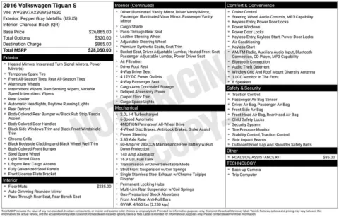 Photos of 2016 Volkswagen Tiguan S for sale in Omaha, NE at Gregg Young Chevrolet of Omaha