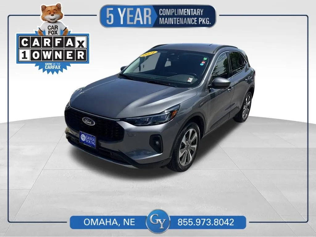 Gray 2024 Ford Escape Platinum for sale in Omaha, NE