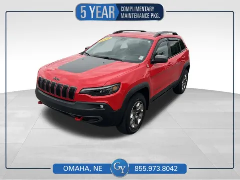 Red 2019 Jeep Cherokee Trailhawk for sale in Omaha, NE