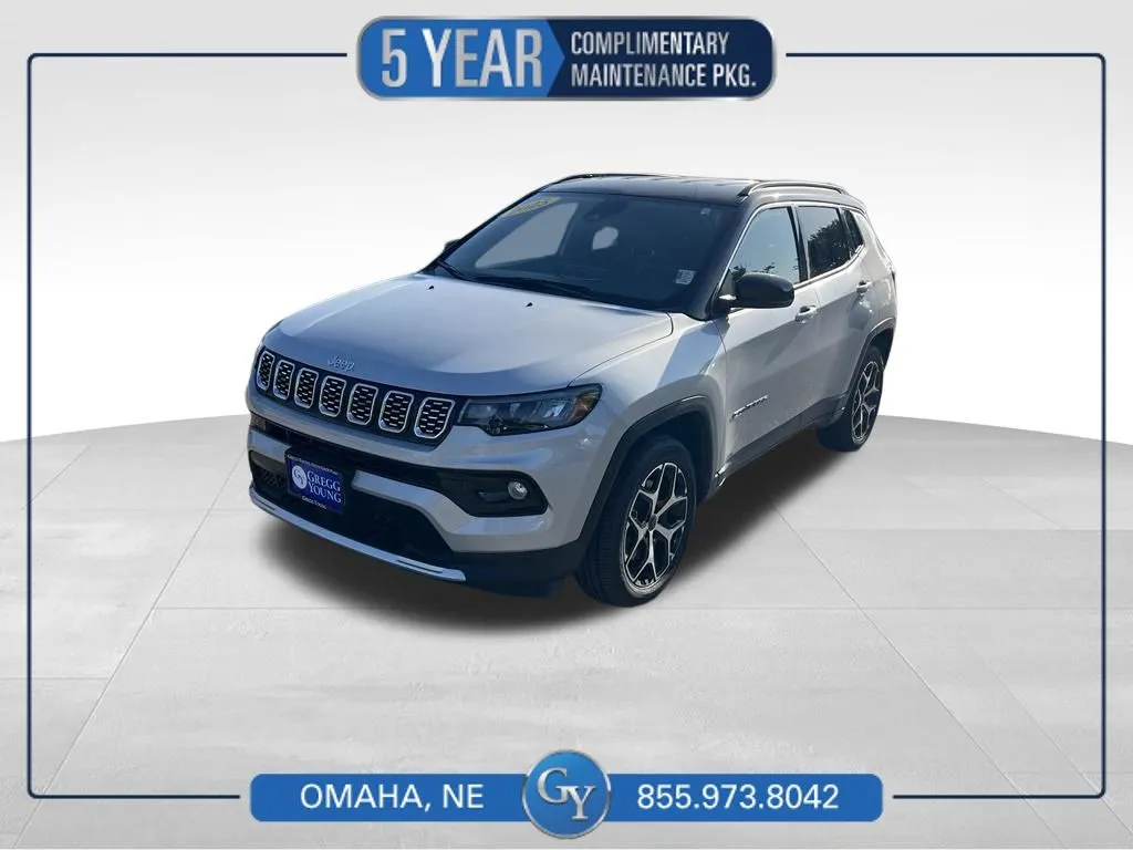 Silver 2025 Jeep Compass Limited for sale in Omaha, NE