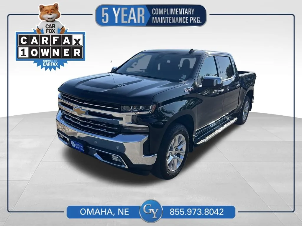 Black 2020 Chevrolet Silverado 1500 LTZ for sale in Omaha, NE