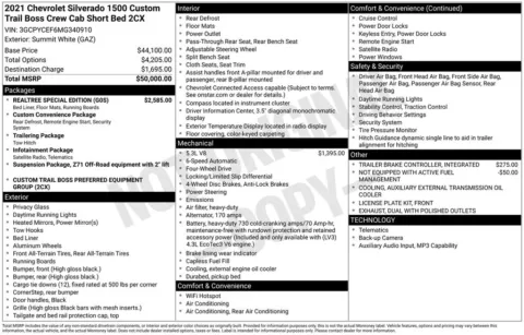 Photos of 2021 Chevrolet Silverado 1500 Custom Trail Boss for sale in Omaha, NE at Gregg Young Chevrolet of Omaha