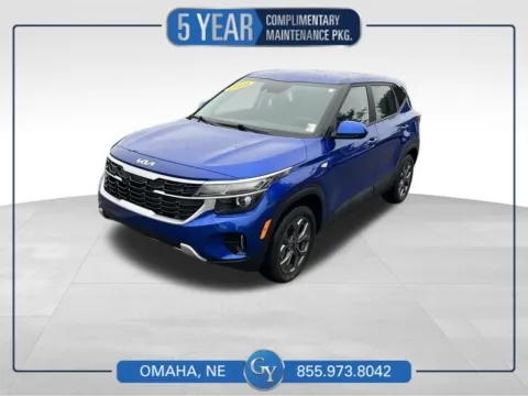 Blue 2024 Kia Seltos LX for sale in Omaha, NE