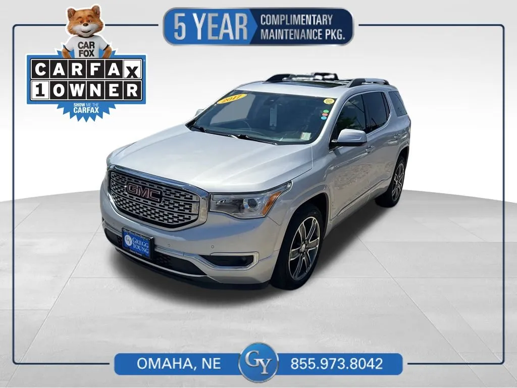 Silver 2017 GMC Acadia Denali for sale in Omaha, NE