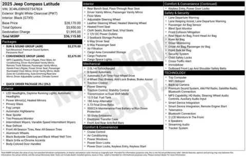 Photos of 2025 Jeep Compass Latitude for sale in Omaha, NE at Gregg Young Chevrolet of Omaha