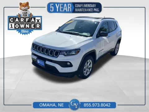 White 2025 Jeep Compass Latitude for sale in Omaha, NE
