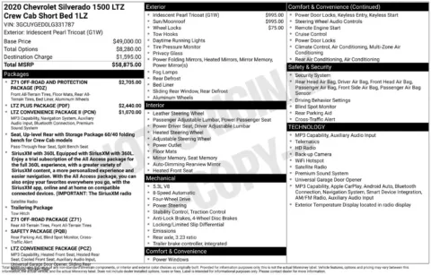 Photos of 2020 Chevrolet Silverado 1500 LTZ for sale in Omaha, NE at Gregg Young Chevrolet of Omaha