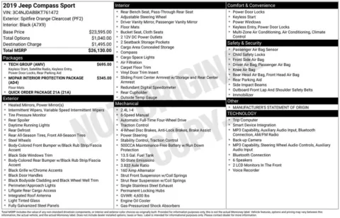 Photos of 2019 Jeep Compass Sport for sale in Omaha, NE at Gregg Young Chevrolet of Omaha