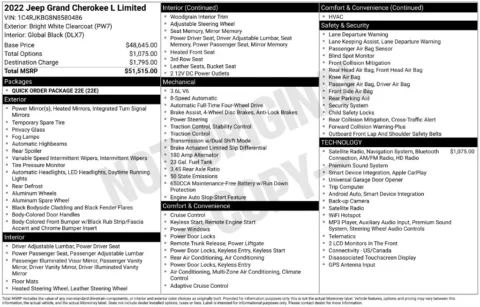 Photos of 2022 Jeep Grand Cherokee L Limited for sale in Omaha, NE at Gregg Young Chevrolet of Omaha