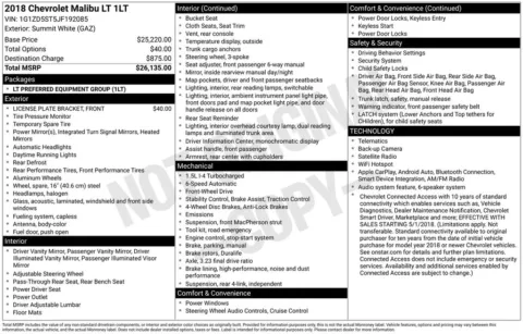 Photos of 2018 Chevrolet Malibu LT for sale in Omaha, NE at Gregg Young Chevrolet of Omaha