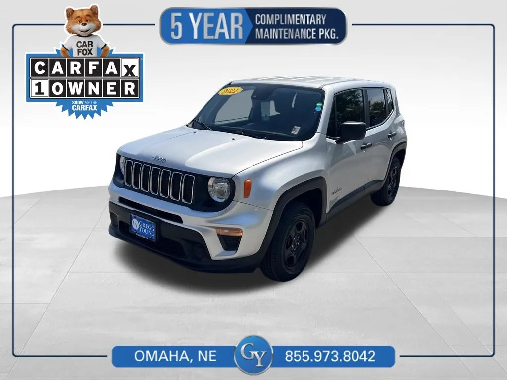 Silver 2021 Jeep Renegade Sport for sale in Omaha, NE