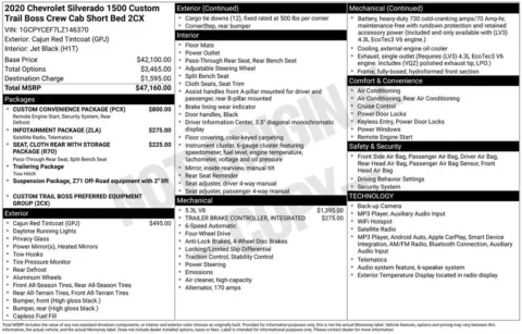 Photos of 2020 Chevrolet Silverado 1500 Custom Trail Boss for sale in Omaha, NE at Gregg Young Chevrolet of Omaha