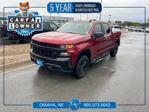 Red 2020 Chevrolet Silverado 1500 Custom Trail Boss for sale in Omaha, NE