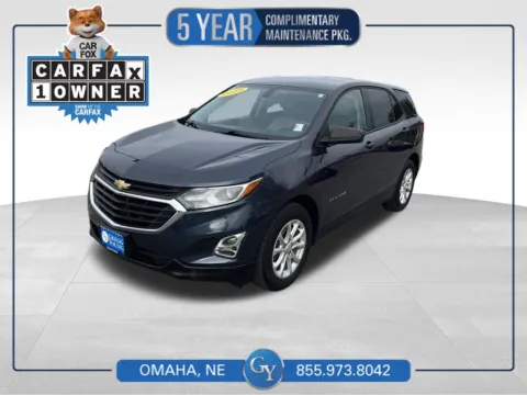 Blue 2019 Chevrolet Equinox LS for sale in Omaha, NE