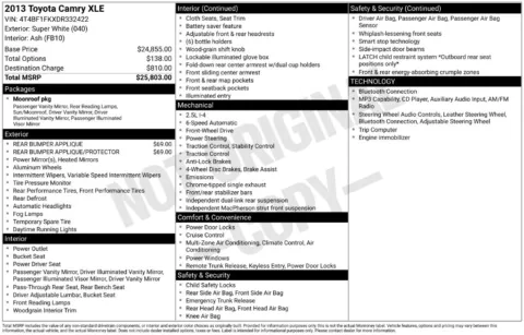 Photos of 2013 Toyota Camry XLE for sale in Omaha, NE at Gregg Young Chevrolet of Omaha