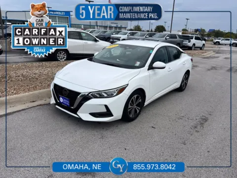 White 2022 Nissan Sentra SV for sale in Omaha, NE