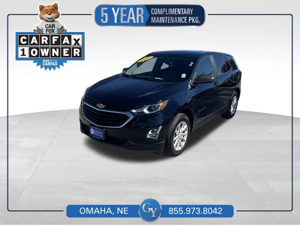 Blue 2020 Chevrolet Equinox LS for sale in Omaha, NE