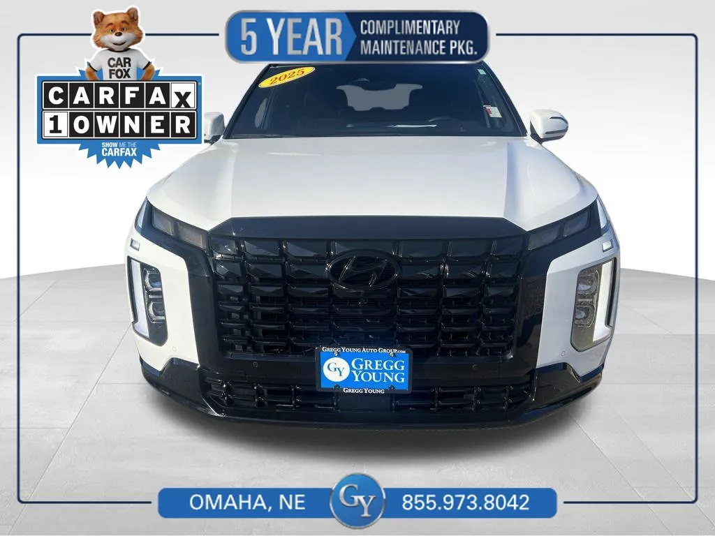 White 2025 Hyundai Palisade Calligraphy Night Edition for sale in Omaha, NE
