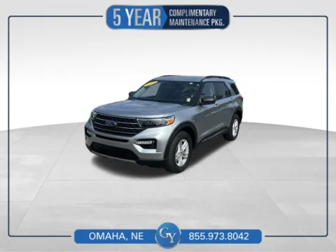 Silver 2023 Ford Explorer XLT for sale in Omaha, NE