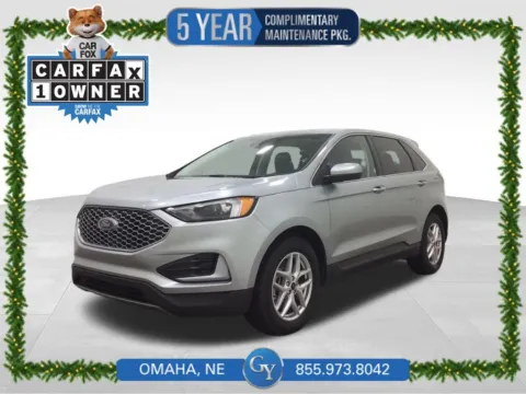 Silver 2024 Ford Edge SEL for sale in Omaha, NE