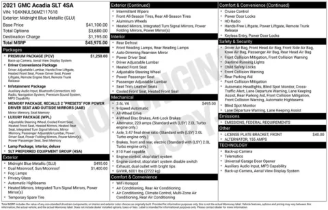 Photos of 2021 GMC Acadia SLT for sale in Omaha, NE at Gregg Young Chevrolet - Omaha