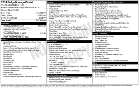 Photos of 2014 Dodge Durango Citadel for sale in Omaha, NE at Gregg Young Chevrolet - Omaha