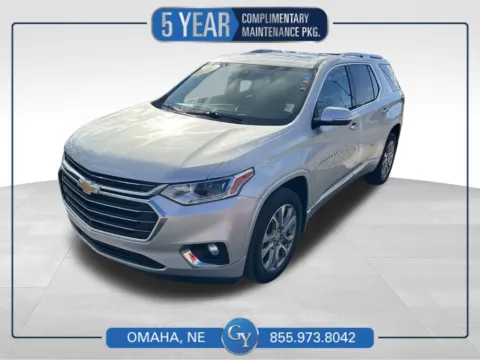 Silver 2020 Chevrolet Traverse Premier for sale in Omaha, NE
