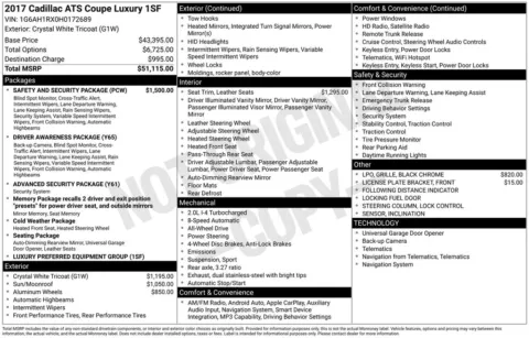 Photos of 2017 Cadillac ATS 2.0L Turbo Luxury for sale in Omaha, NE at Gregg Young Chevrolet - Omaha