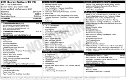 Photos of 2023 Chevrolet TrailBlazer RS for sale in Omaha, NE at Gregg Young Chevrolet - Omaha