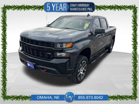 Gray 2019 Chevrolet Silverado 1500 Custom Trail Boss for sale in Omaha, NE