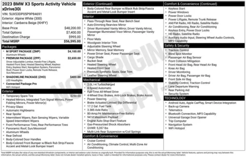 Photos of 2023 BMW X3 xDrive30i for sale in Omaha, NE at Gregg Young Chevrolet - Omaha