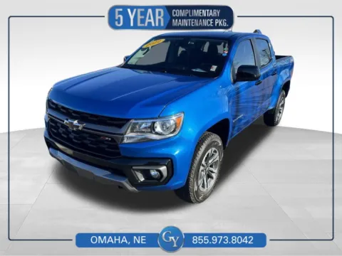 Blue 2022 Chevrolet Colorado Z71 for sale in Omaha, NE