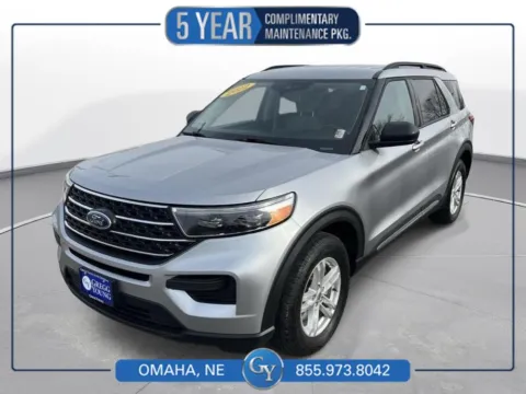 Silver 2022 Ford Explorer XLT for sale in Omaha, NE