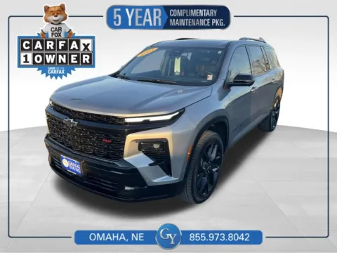 Gray 2025 Chevrolet Traverse RS for sale in Omaha, NE