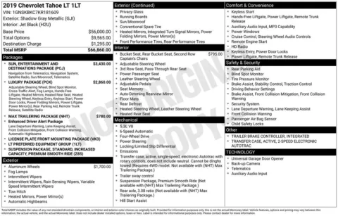 Photos of 2019 Chevrolet Tahoe LT for sale in Omaha, NE at Gregg Young Chevrolet - Omaha