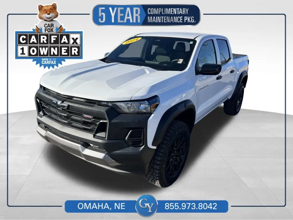 White 2024 Chevrolet Colorado Trail Boss for sale in Omaha, NE