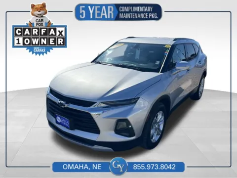 Silver 2020 Chevrolet Blazer LT for sale in Omaha, NE