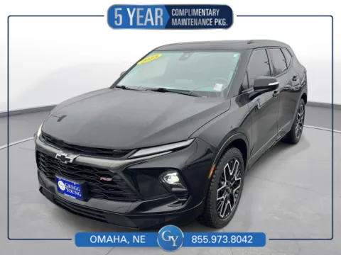 Blue 2023 CHEVROLET BLAZER RS for sale in Omaha, NE