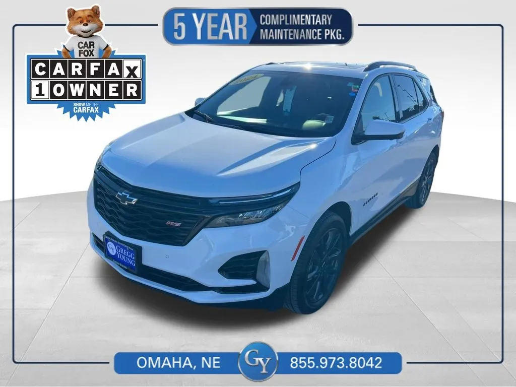 White 2024 Chevrolet Equinox RS for sale in Omaha, NE
