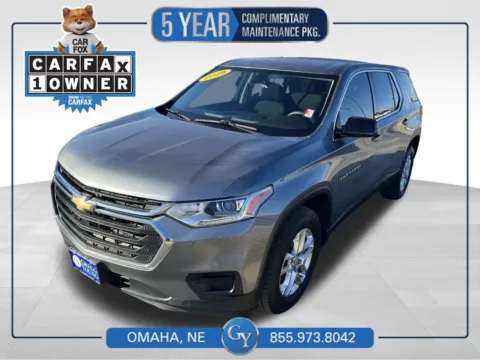 Gray 2019 Chevrolet Traverse LS for sale in Omaha, NE