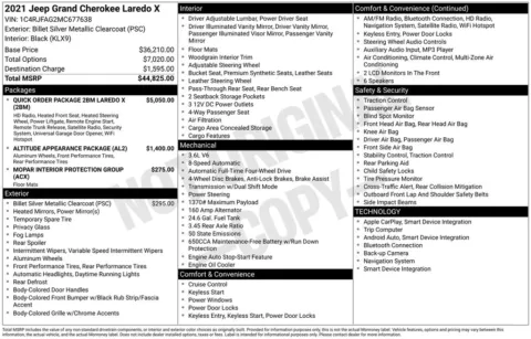 Photos of 2021 Jeep Grand Cherokee Laredo X for sale in Omaha, NE at Gregg Young Chevrolet of Omaha