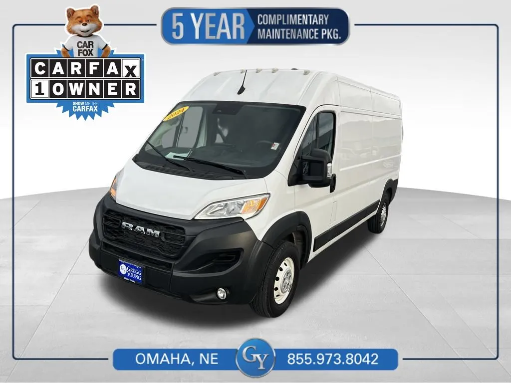 White 2024 Ram ProMaster 2500 High Roof for sale in Omaha, NE