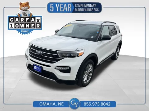 White 2023 Ford Explorer XLT for sale in Omaha, NE