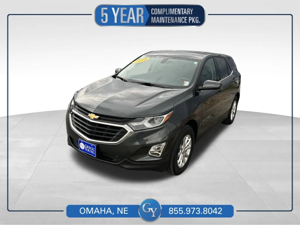 Gray 2018 Chevrolet Equinox LT for sale in Omaha, NE