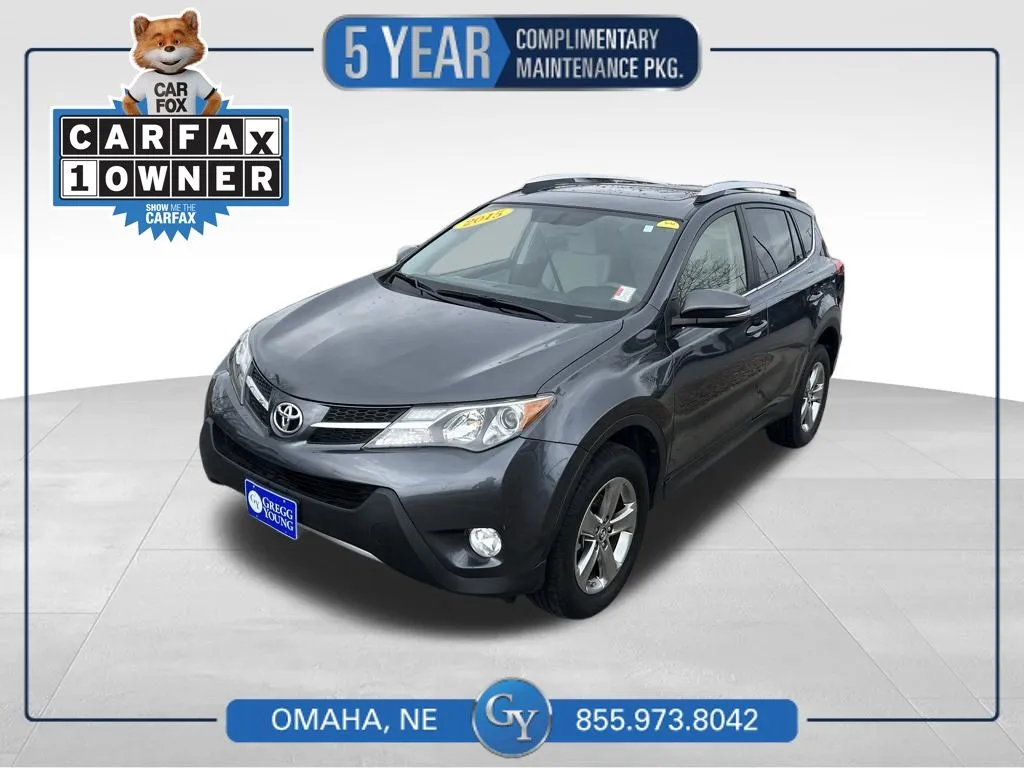 Gray 2015 Toyota RAV4 XLE for sale in Omaha, NE
