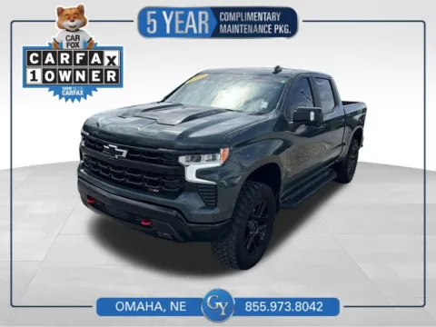 Gray 2025 Chevrolet Silverado 1500 LT Trail Boss for sale in Omaha, NE