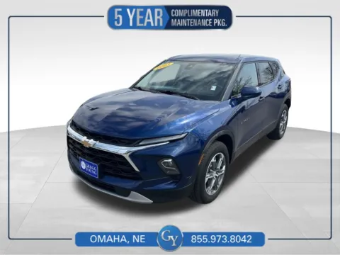 Blue 2023 Chevrolet Blazer LT for sale in Omaha, NE